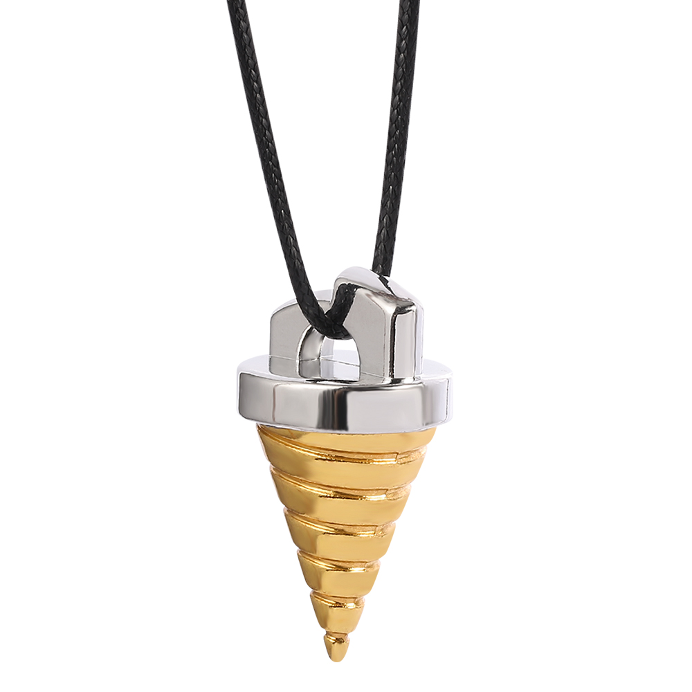 Anime Pendant Necklace - قلادة بتصميم حلزوني مخروطي مستوحى من