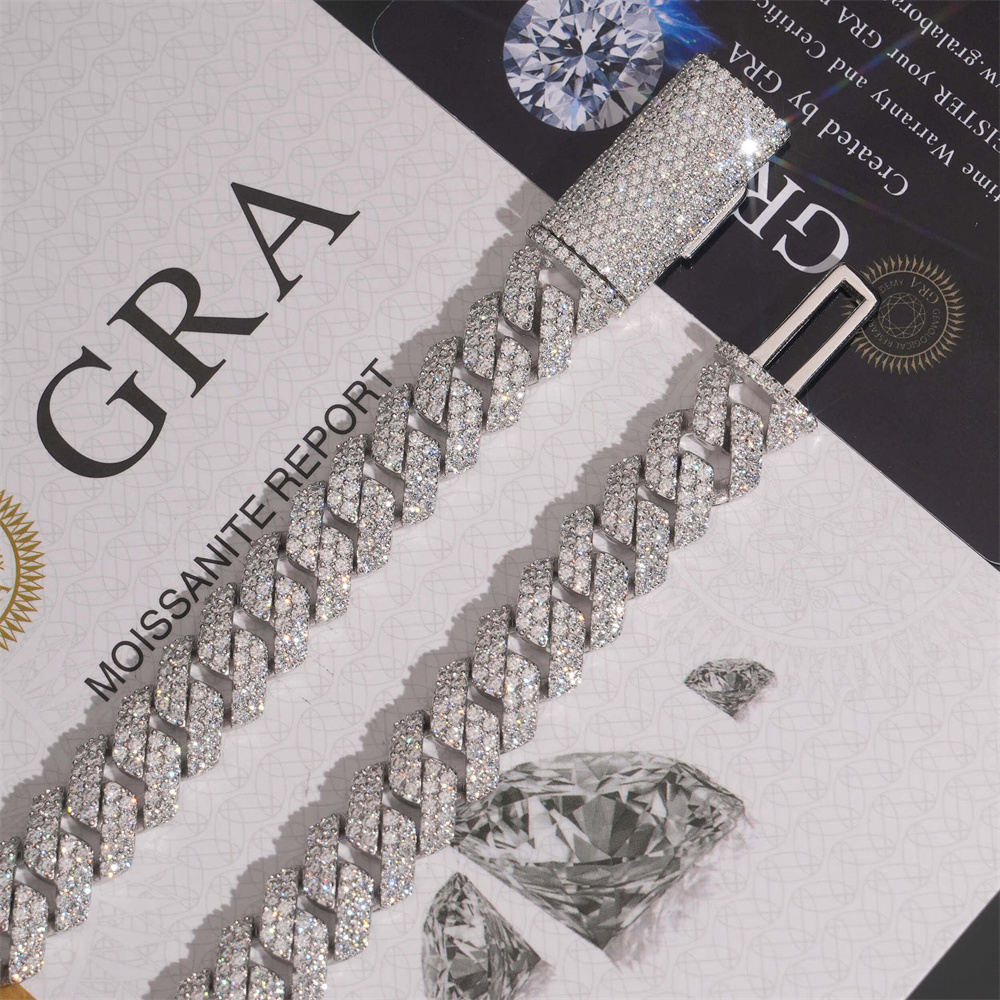 Cuban Link Chain 12Mm - سلسلة كوبية من الفضة الإسترلينية S925