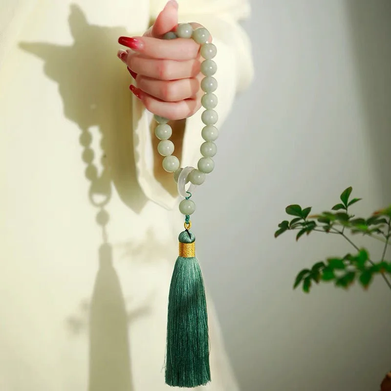 Necklaces - الأخضر اليشم حجر 12 مللي متر