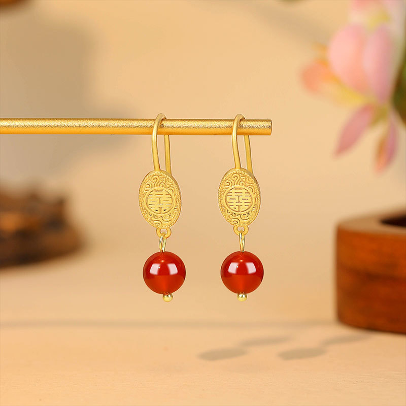 أقراط من الخرز الطبيعي من اليش - مراجعة Earrings وسعره