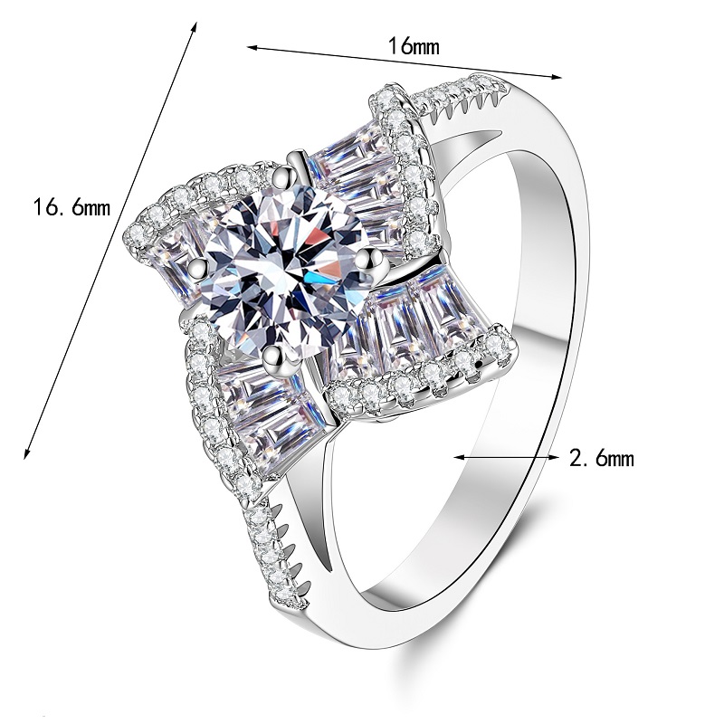 خواتم أبايسون من الموسانيت الل - مراجعة Moissanite Engagement Ring 1 Carat وسعره