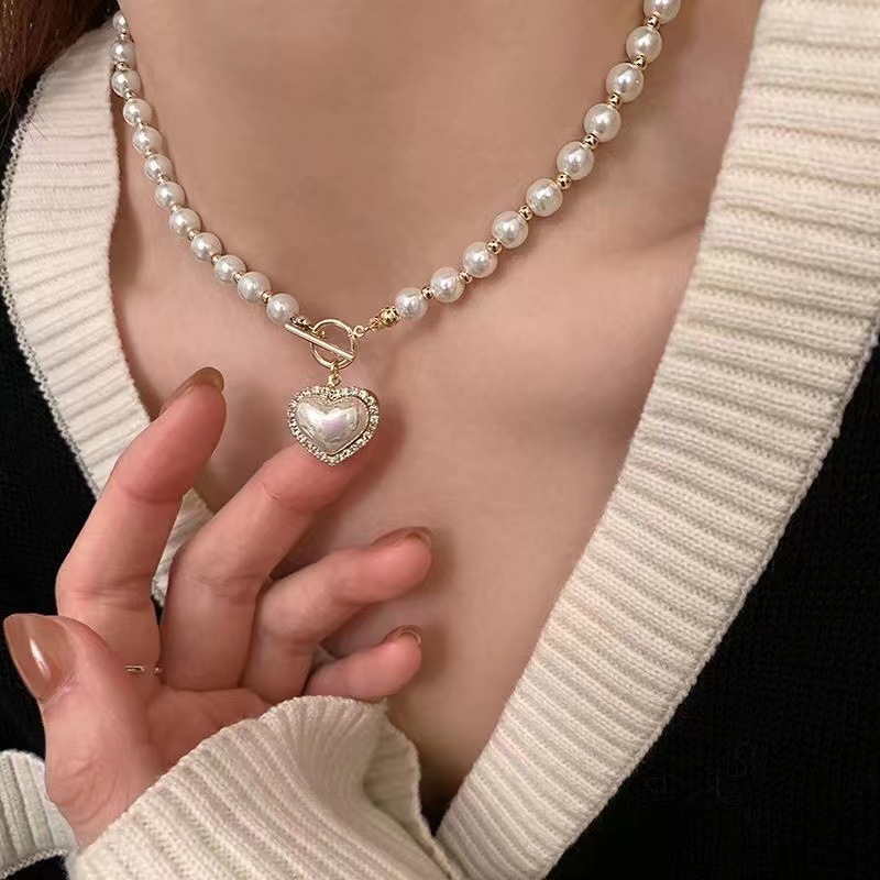 جديد خمر تقليد اللؤلؤ المختنق  - مراجعة Pearl Choker Necklace Vintage وسعره