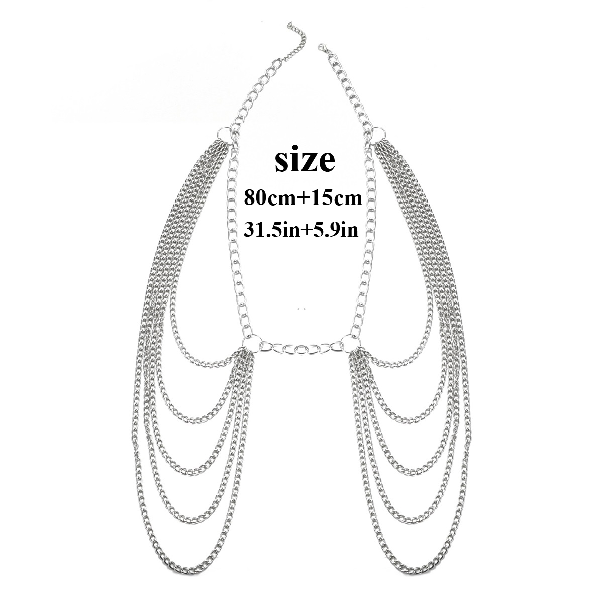 مثير طبقة الخصر حزام على شكل س - مراجعة Body Jewelry وسعره