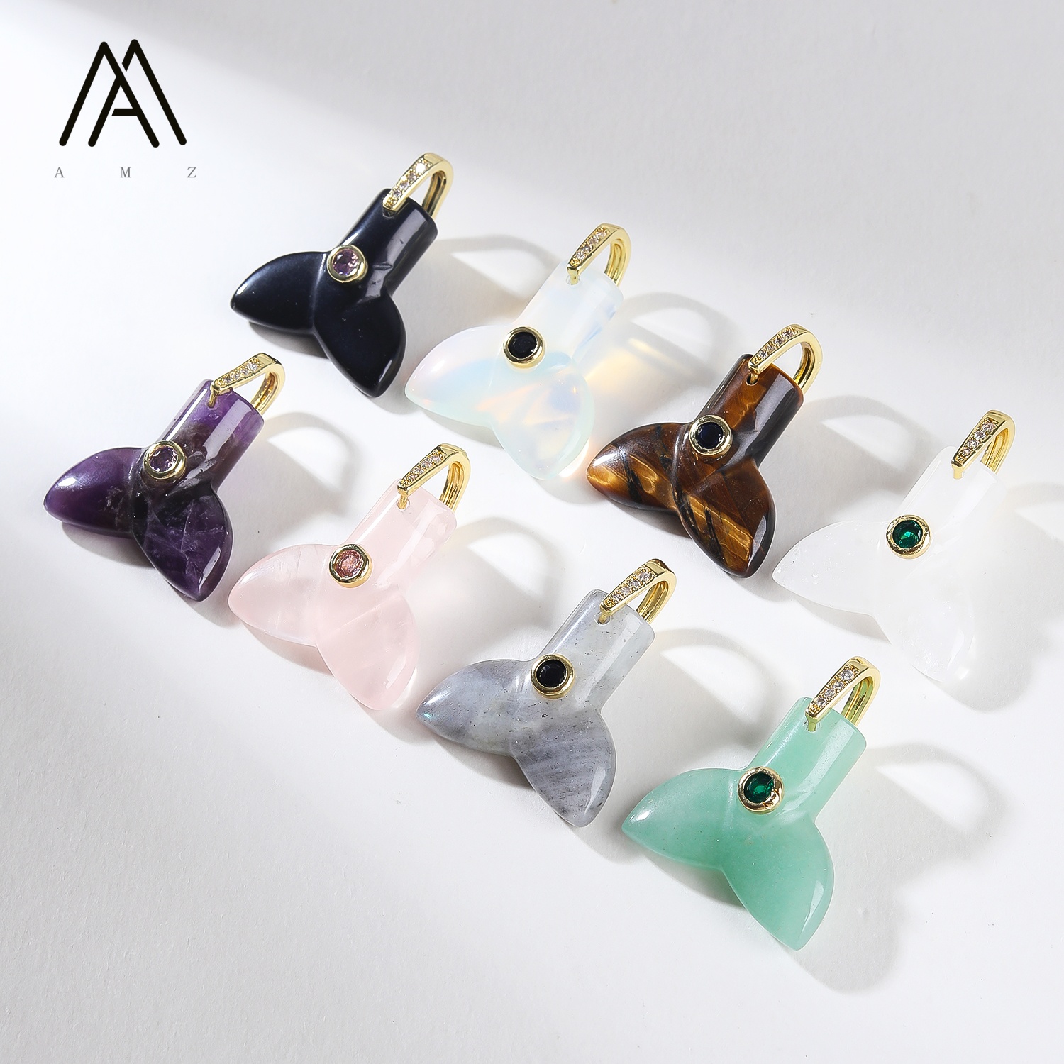 1/3/5/10 قطع من حجر الكوارتز ا - مراجعة Crystal Pendant Necklace Natural Stone وسعره