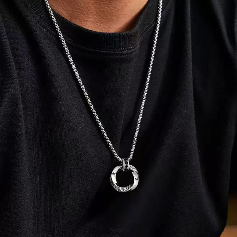 قلادة جديدة من الفضة الإسترلين - مراجعة 925 Sterling Silver Chain Necklace Men وسعره