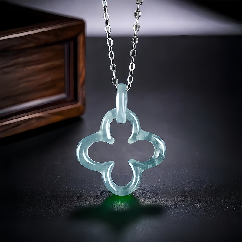 قلادة دلاية من الجاديت الأزرق  - مراجعة Necklaces وسعره