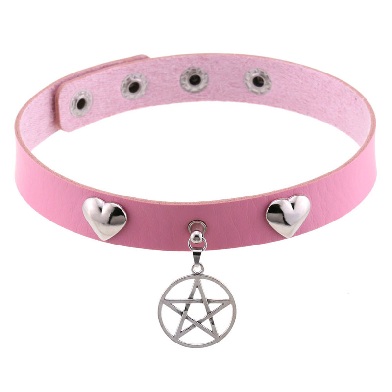 فاسق هالوين ايمو تأثيري الأسود - مراجعة Goth Punk Spike Choker وسعره