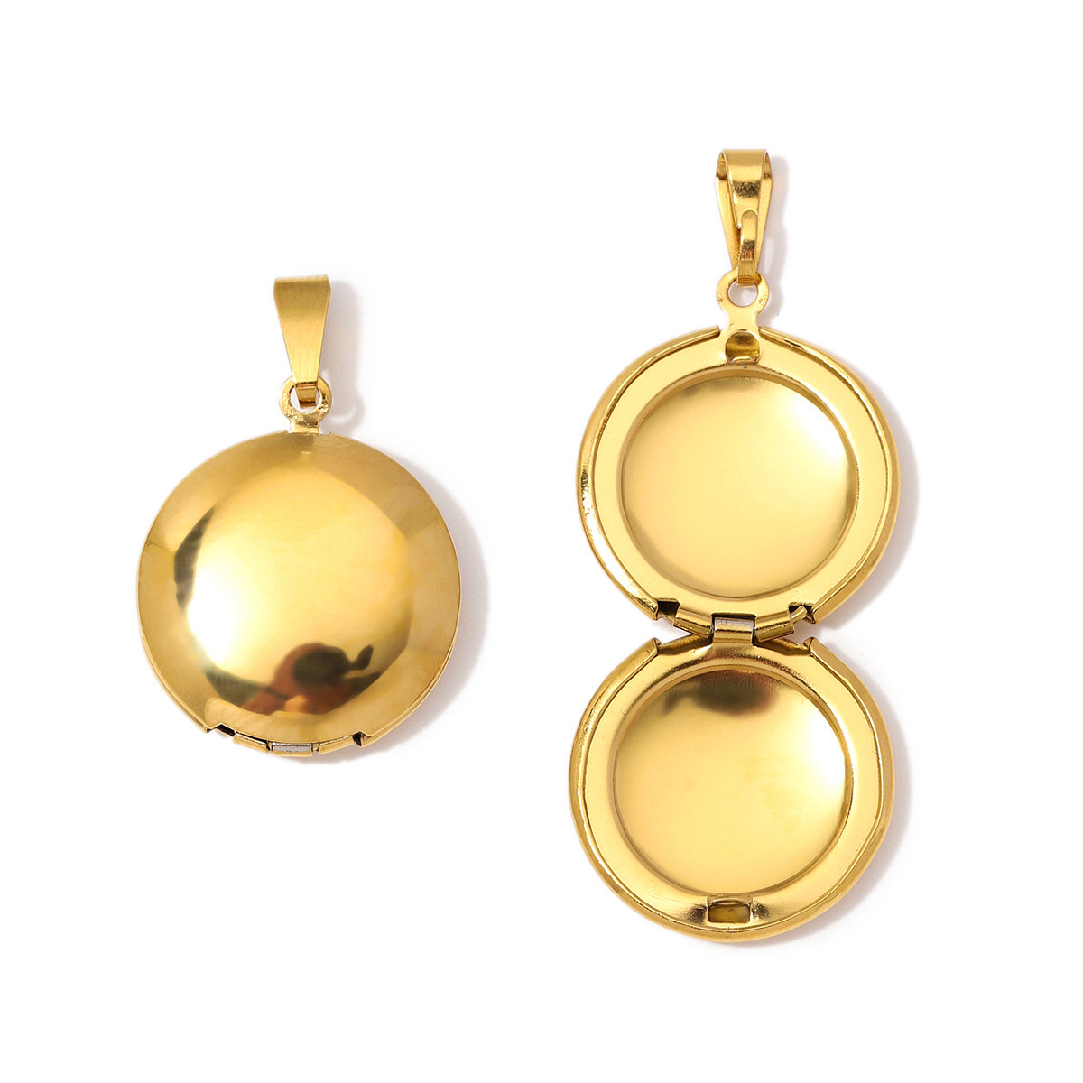 3 قطع/مجموعة، بالجملة، قلادات  - مراجعة Heart Locket Necklace Photo وسعره