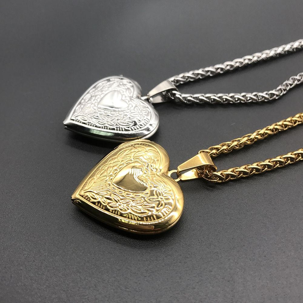 قلادة صداقة على شكل قلب مع صور - مراجعة Heart Locket Necklace Photo وسعره
