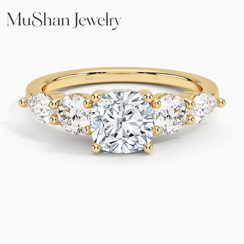 خاتم مويسانيت من علامة MUSHAN، - مراجعة Moissanite Engagement Ring 1 Carat وسعره