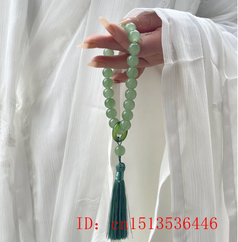 الأخضر اليشم حجر 12 مللي متر ا - مراجعة Necklaces وسعره