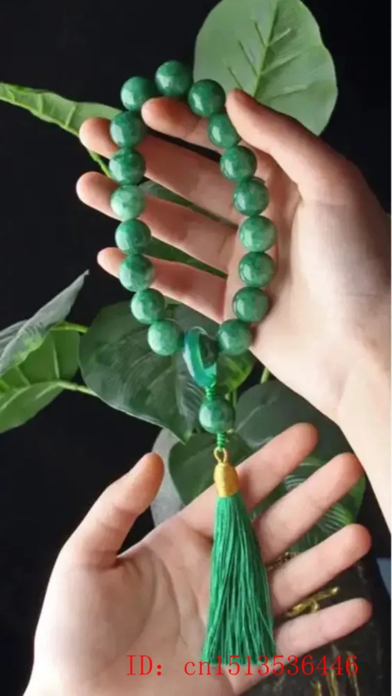 الأخضر اليشم حجر 12 مللي متر ا - مراجعة Necklaces وسعره